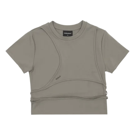 Deconstructed Tee Quartz Grey
