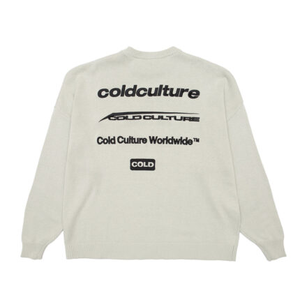 Logotype Knit Silk Grey