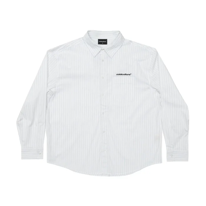 One Pocket Shirt Black Stripes