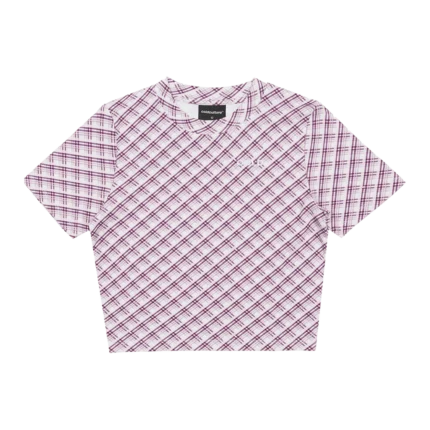 Rhombus Baby Tee Pink