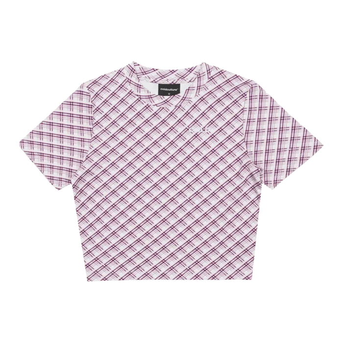 Rhombus Baby Tee Pink