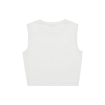 Waves Effect Tank Top Ultra Light Grey