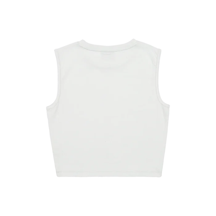 Waves Effect Tank Top Ultra Light Grey