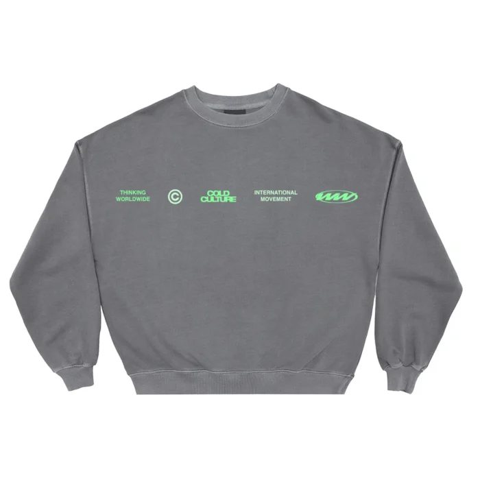 Worldwide Circle Crewneck Dark Grey