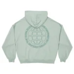 Globe Hoodie Pale Green