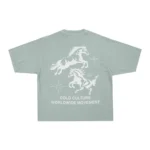 Horses Tee Natural Green