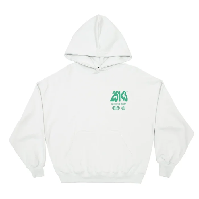 Number Perspective Hoodie Ultra Light Grey