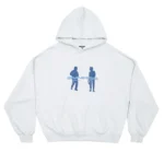 Silhouettes Hoodie White Blue