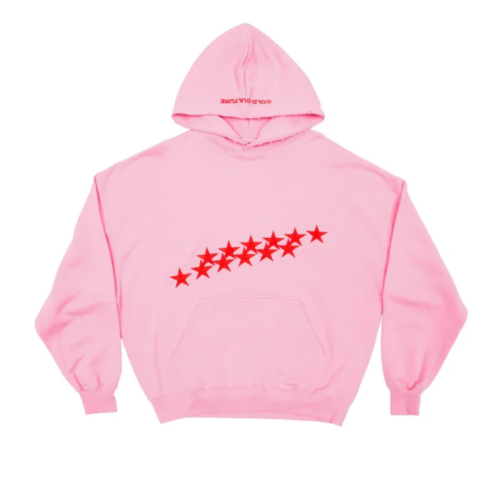 Stars Hoodie Panther Pink