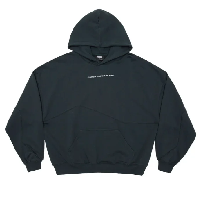 Worker Patchwork Hoodie Forest Green