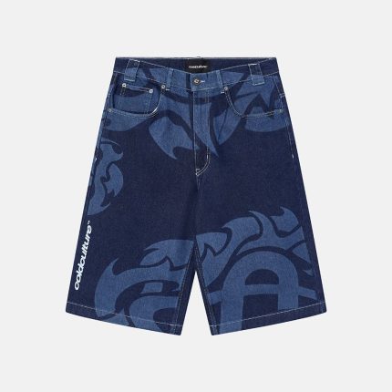 Cold Culture Laser Denim Blue Jorts