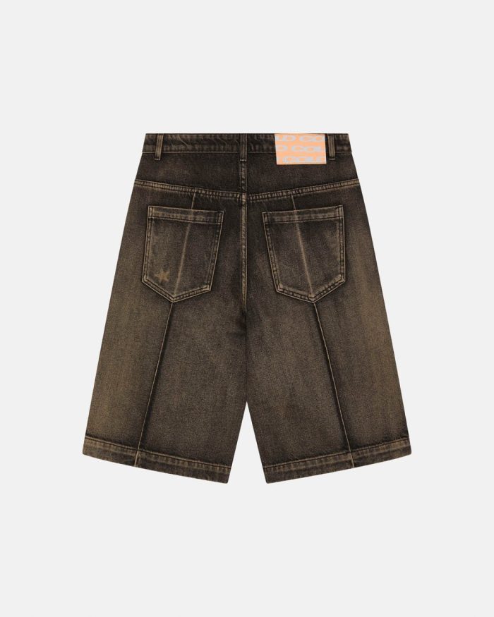 Cold Culture Pintuck Shorts Brown