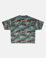 Cold Culture Wassap Fam Tee Camo Green