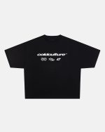 ELECTRIC SHINE TEE BLACK