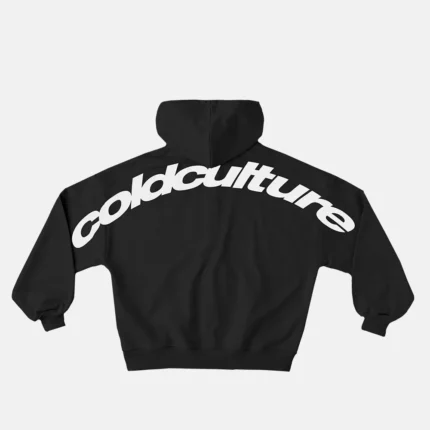 Cold Culture Curved Zip Hoodie India Ink