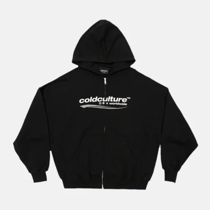 Cold Culture Enterprise Zip Hoodie Black