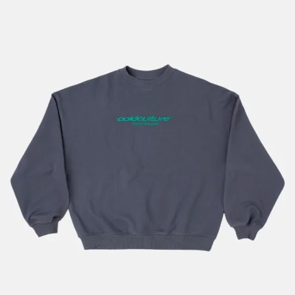 Cold Culture Essential Crewneck Turbulence Blue
