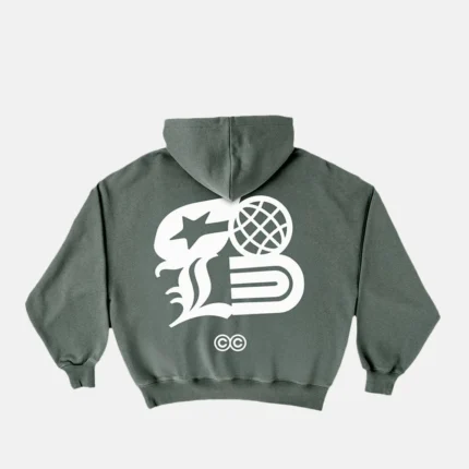 Cold Culture Logos Hoodie Ash Green