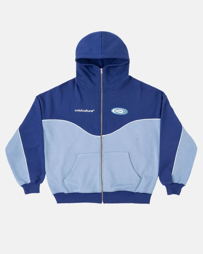 Cold Culture No Risk Zip Hoodie Blue Scale