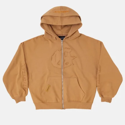 Cold Culture No Rules Zip Hoodie Light Brown