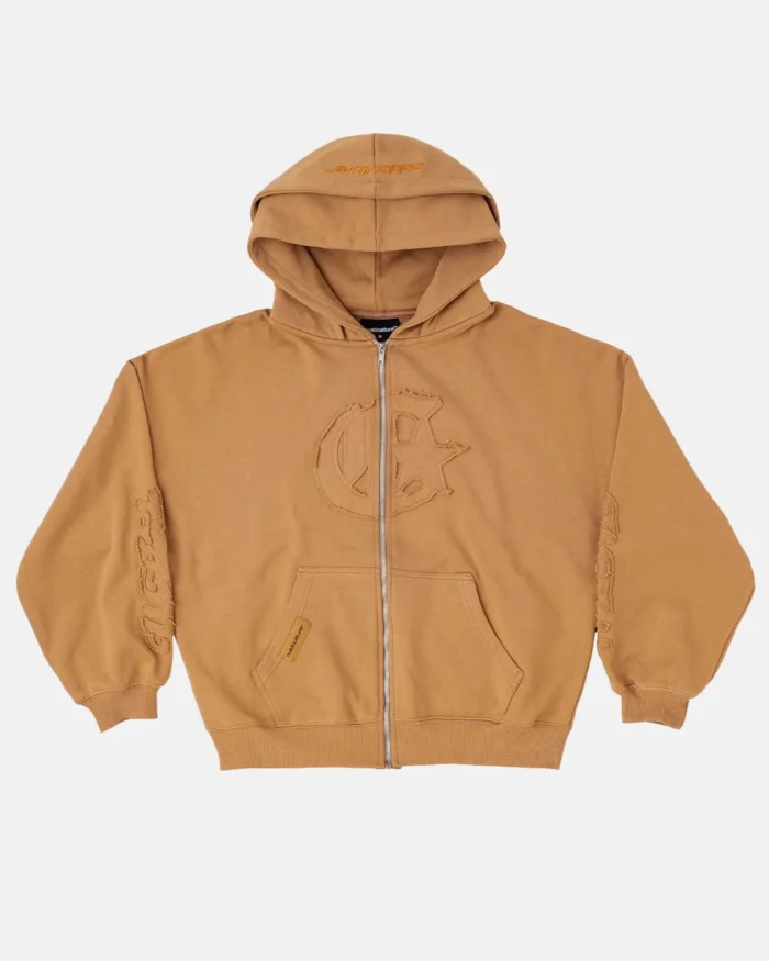 Cold Culture No Rules Zip Hoodie Light Brown
