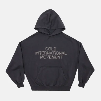Cold Culture Shiny Hoodie Black