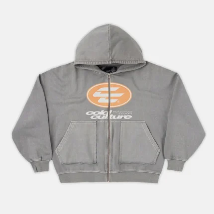 Cold Culture Speed Zip Hoodie +Washed Dust Grey