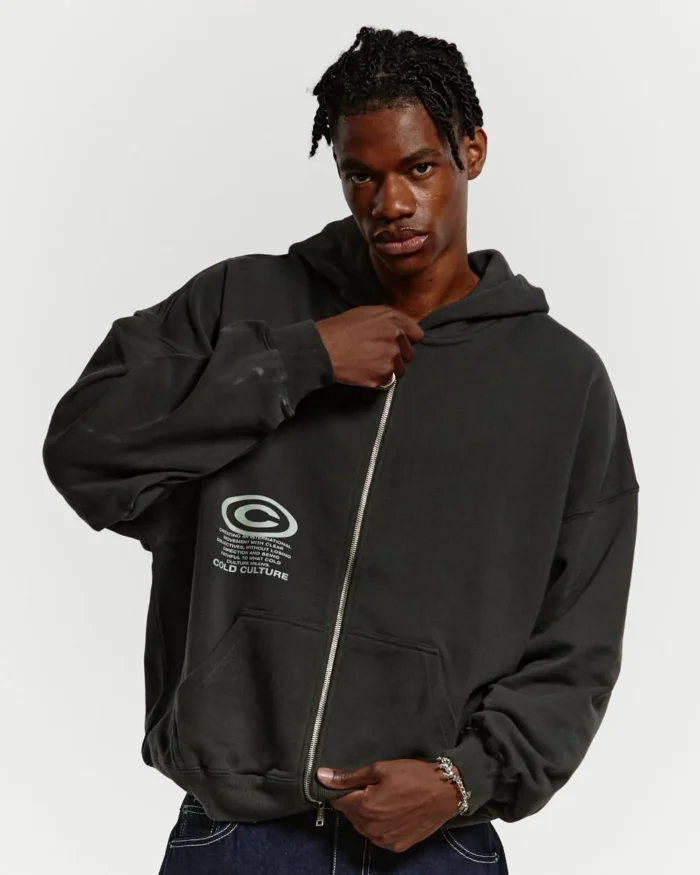 Cold Culture Starface Zip Hoodie Night Green
