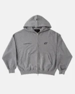 Cold Culture Thinking Zip Hoodie Ash Grey
