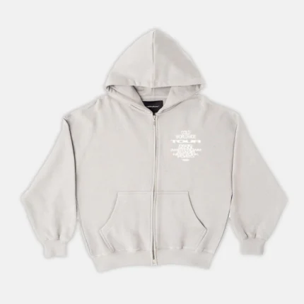 Cold Culture Tour Zip Hoodie Granite