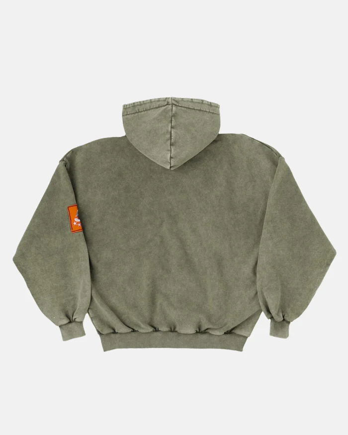 Cold Culture Walker Zip Hoodie Washed Green